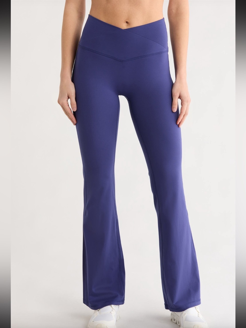 Yogalicious Sophia 7/8 Flare Pant Blue Ribbon Size Small NWT